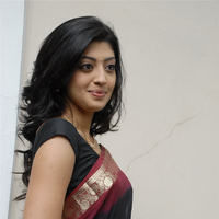 Praneetha hot in transparent black saree | Picture 68317